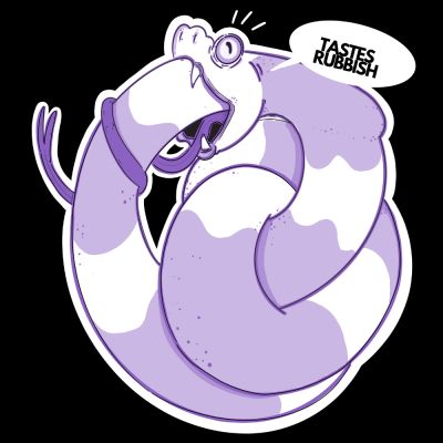 Snake eating its own tail — Tastes Rubbish!